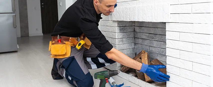 Fireplace Damaged Damper Frame Repair Services in Bel Air North, Maryland