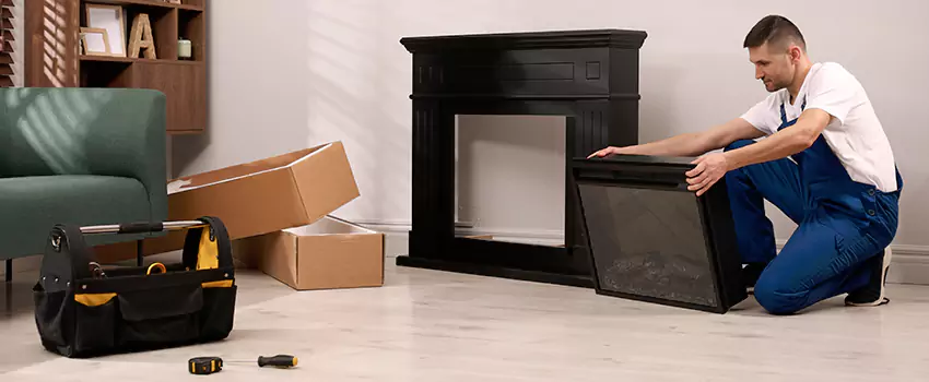 Old Rusted Metal Fireplace Repair And Replacement in Bel Air North, MD