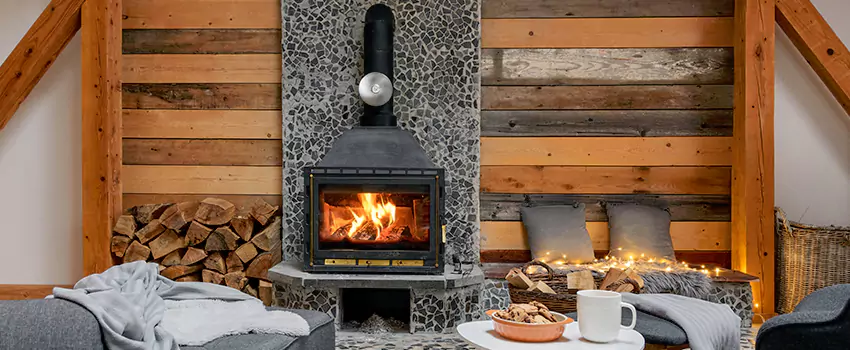 Thelin Hearth Products Direct Vent Gas Stove Fireplace Inspection in Bel Air North, Maryland